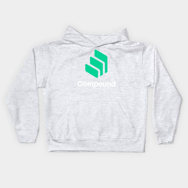 Compound Coin Cryptocurrency COMP crypto Kids Hoodie by J0k3rx3